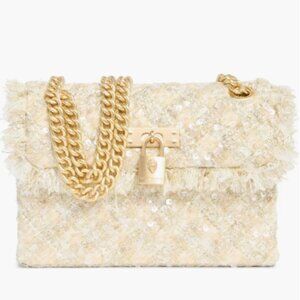 Kurt Geiger Gold Sequin Shoulder Bag